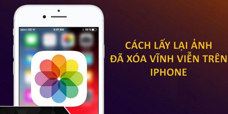 Cách khôi phục ảnh đã xoá trên iphone