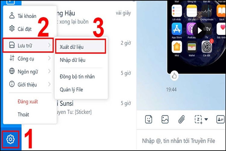 Cách khôi phục tin nhắn Zalo cũ trên máy tính rất đơn giản