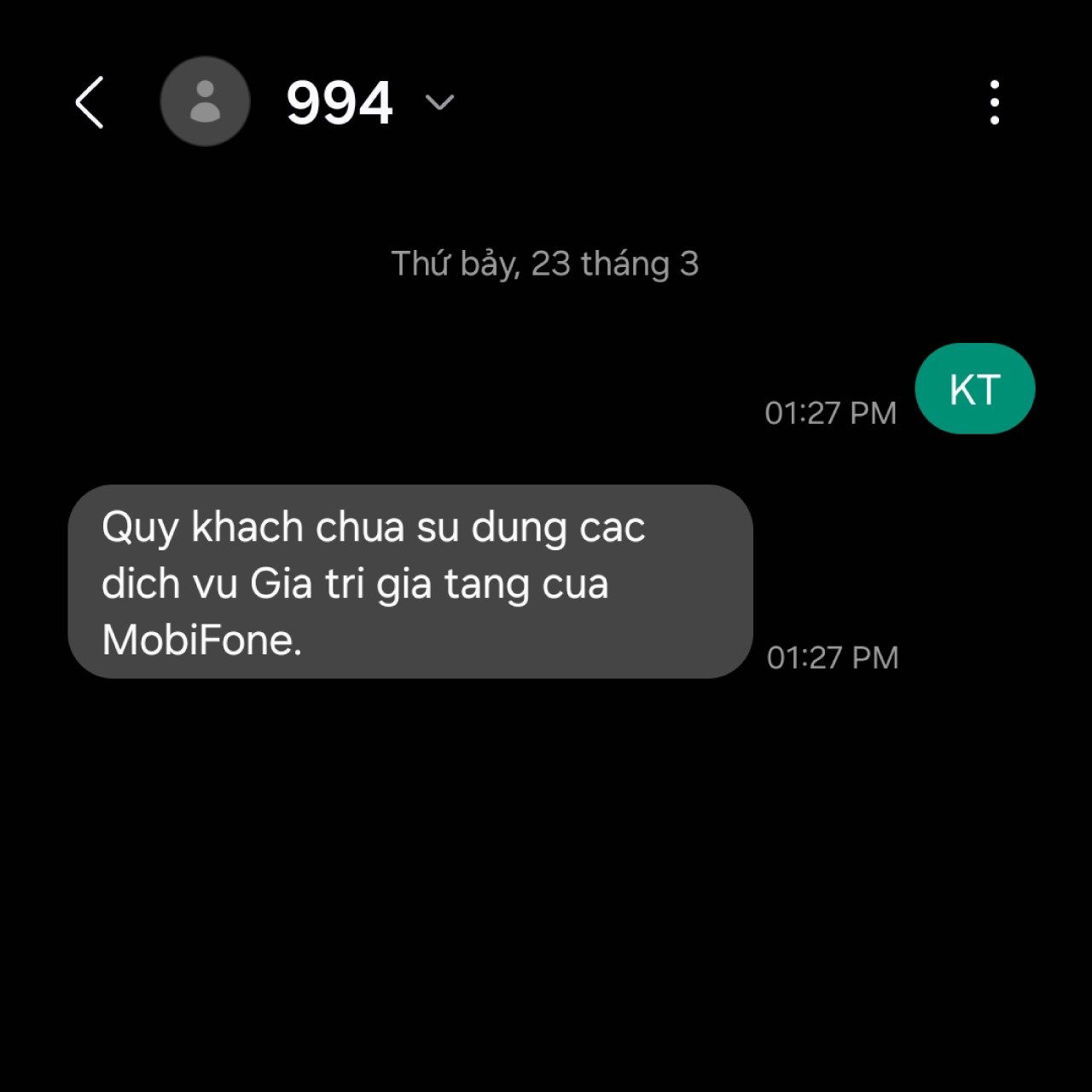 Kiểm tra gói cước MobiFone bằng soạn tin nhắn