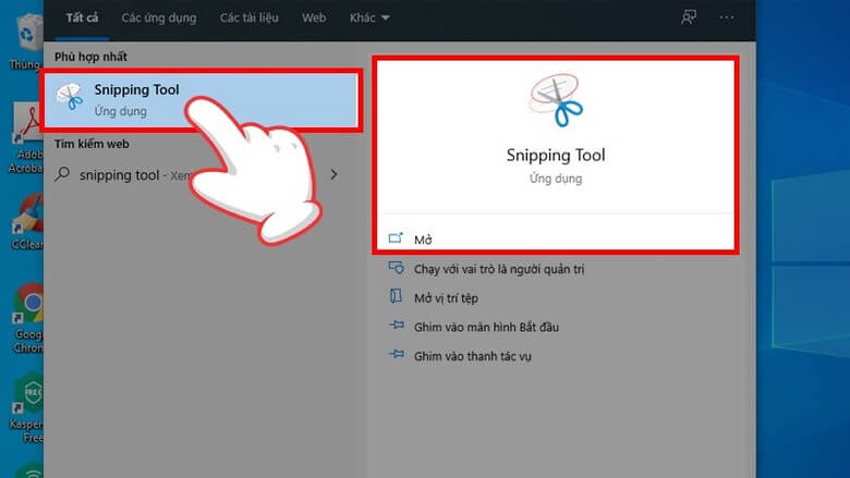  Sử dụng công cụ chụp màn hình khi không thể tải ảnh trực tiếp