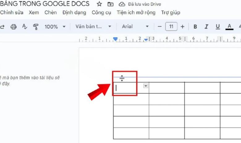 Cách thay đổi kích thước ô, cột và hàng