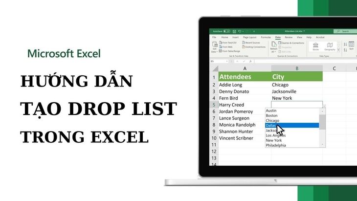 Hướng dẫn cách tạo lựa chọn trong excel