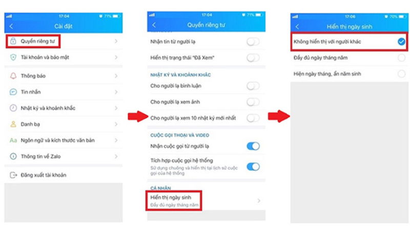 Hướng dẫn chi tiết về cách tắt thông báo sinh nhật cá nhân trên Zalo