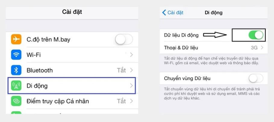 Hướng dẫn cách tắt dữ liệu di động chạy ngầm làm giảm hiệu suất pin