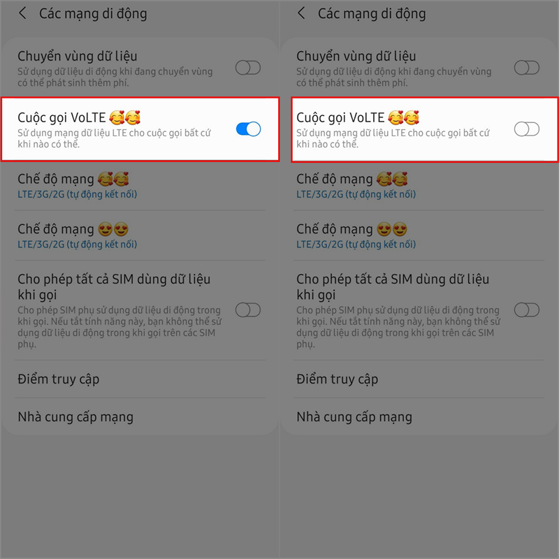 Tắt VoLTE giúp thiết bị của bạn bớt tiêu hao điện năng
