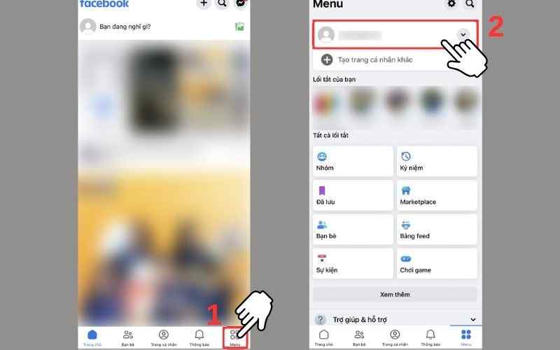 Cách xem người lạ xem story Facebook trên điện thoại iPhone