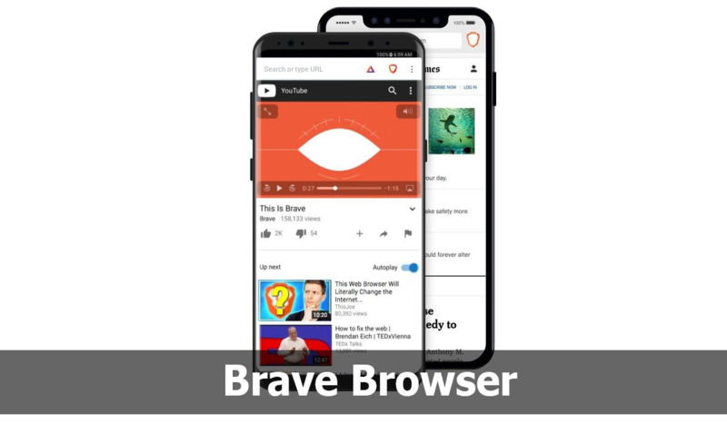 Trình duyệt Brave đang phát video YouTube dưới dạng cửa sổ nổi trên iPhone chạy iOS