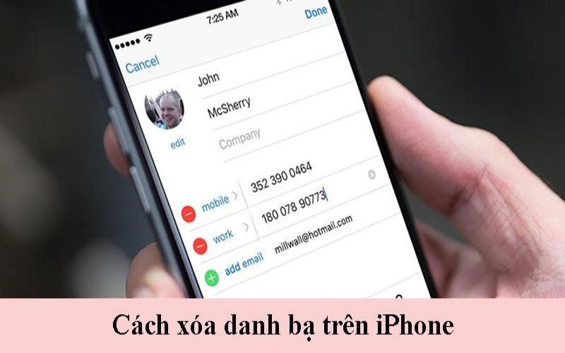 Cách xoá danh bạ trên iPhone siêu nhanh gọn