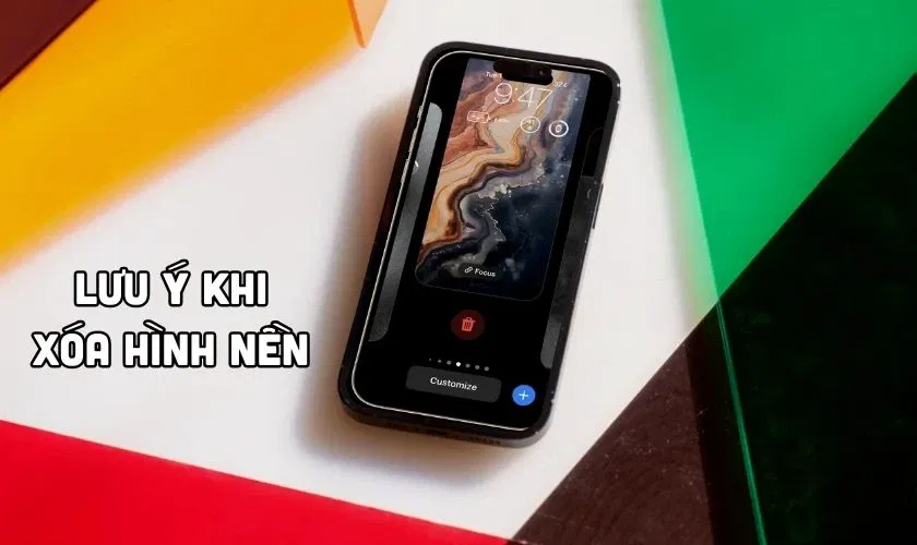 Những lưu ý khi xóa hình nền