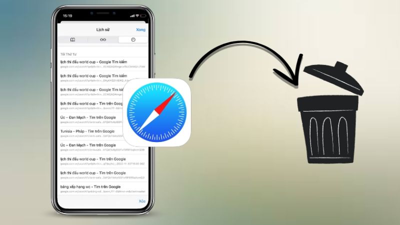 Cách xóa toàn bộ lịch sử Safari trên iOS 26 nhanh chóng