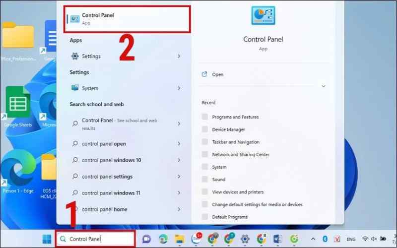 Sử dụng Control Panel nhanh chóng, áp dụng trên nhiều hệ điều hành Windows