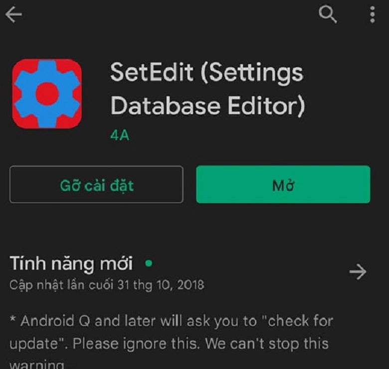 Tải ứng dụng SetEdit để cài tiếng Việt cho Xiaomi