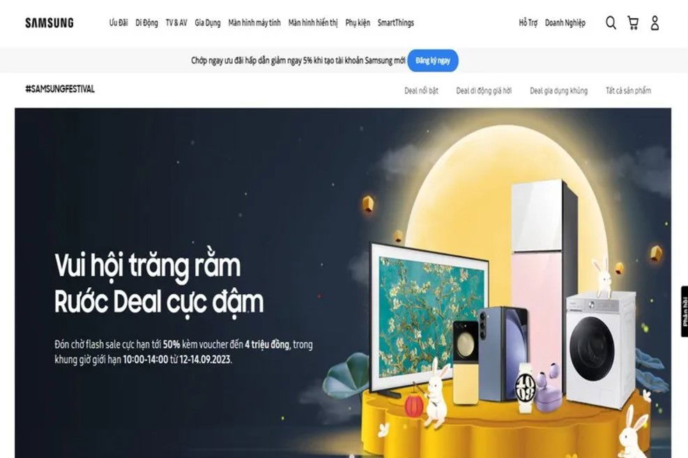 Cách tra cứu thông tin bảo hành qua trang web chính thức của Samsung