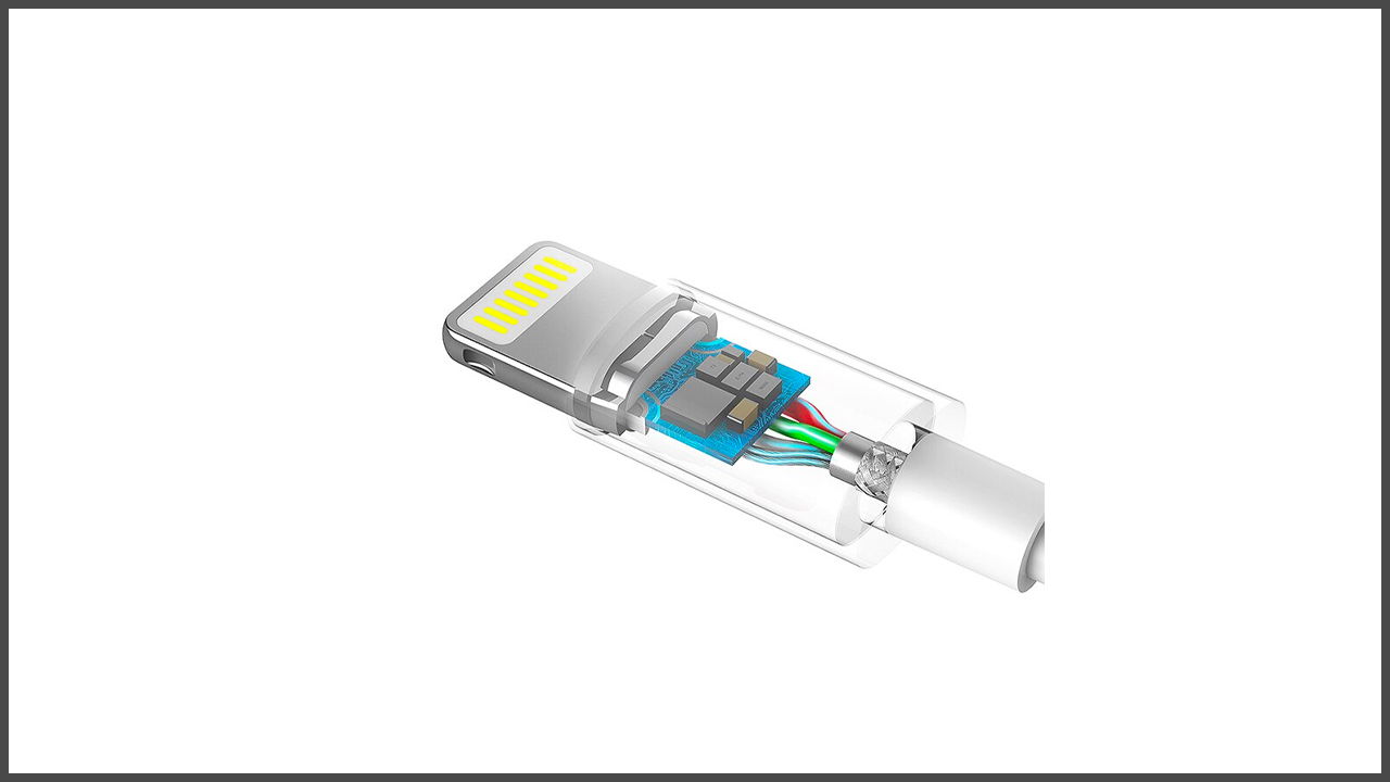 Cấu tạo của cổng sạc Lightning