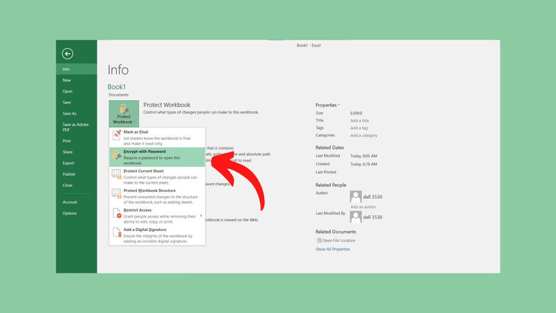 Cách gỡ mật khẩu đã đặt cho file Excel