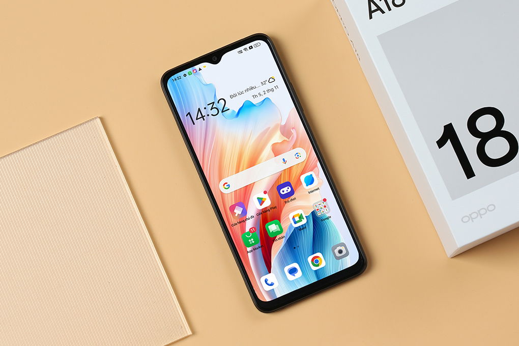 Oppo A18 trang bị bộ vi xử lý hiệu quả, hiệu suất ổn định