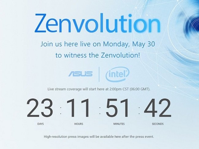 Thư mời ra mắt Asus Zenfone 3 đến giới truyền thông