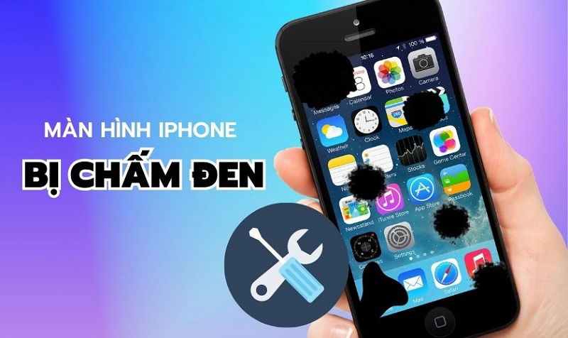 Cách sửa lỗi màn hình iPhone bị chấm đen hiệu quả