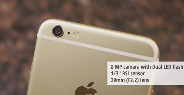 Camera iPhone 6 Plus Lock cho chất lượng ảnh chụp đẹp, sắc nét 