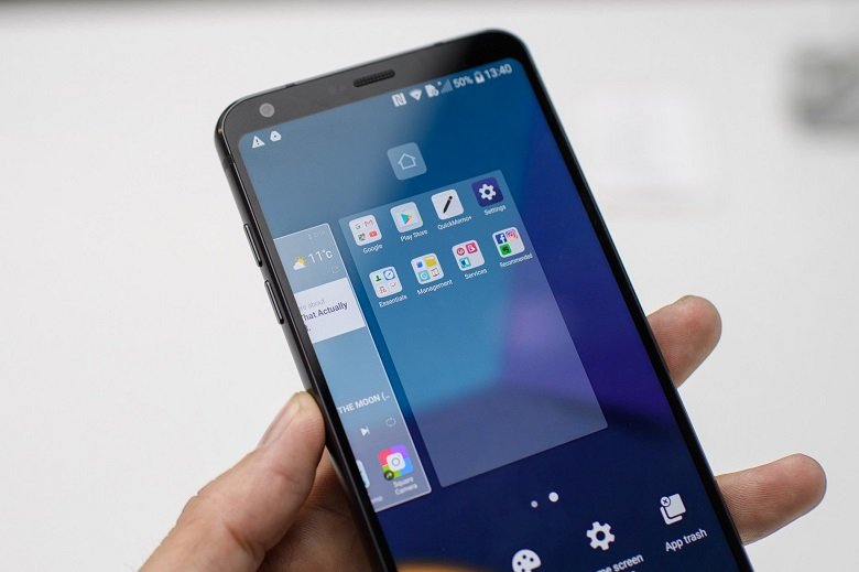 màn hình LG G6 có kích thước 5.7 inches