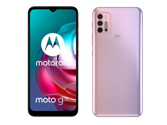 Motorola Moto G30 thiết kế