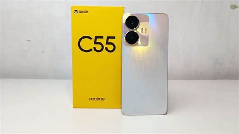 Realme C55 - Điện thoại RAM 6GB với camera 64MP và sạc nhanh 33W.