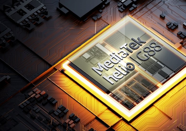 Con chip MediaTek Helio G88 cho hiệu năng ổn định trên Realme C55