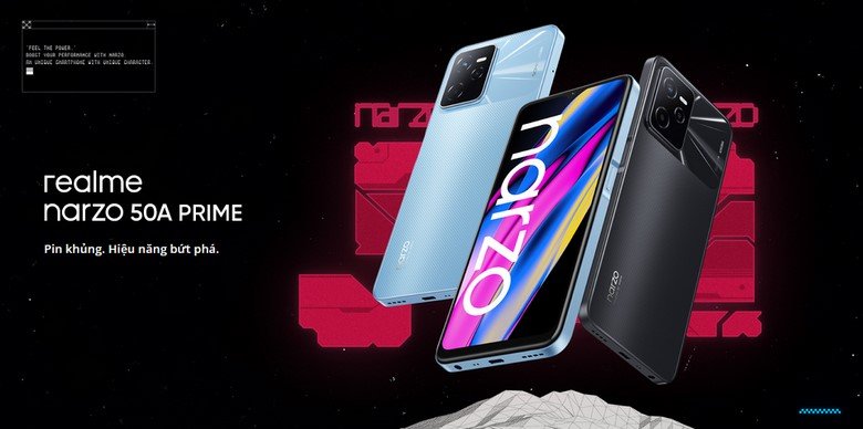 Realme Narzo 50A Prime - đối thủ nặng ký trong phân khúc giá rẻ