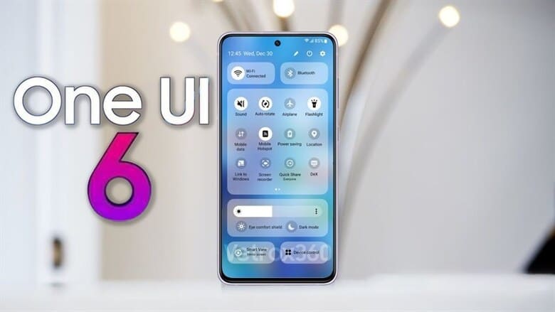 Hình ảnh cập nhật phần mềm Samsung One UI