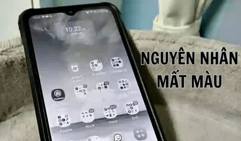 Các nguyên nhân phổ biến khiến màn hình Samsung bị mất màu