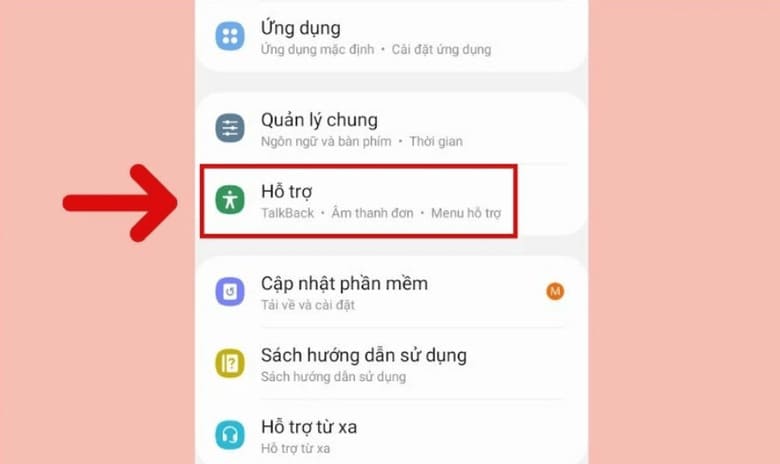 Chọn hỗ trợ để tắt chế độ đảo ngược màu