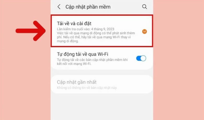 Cập nhật phần mềm để vá lỗi hiển thị