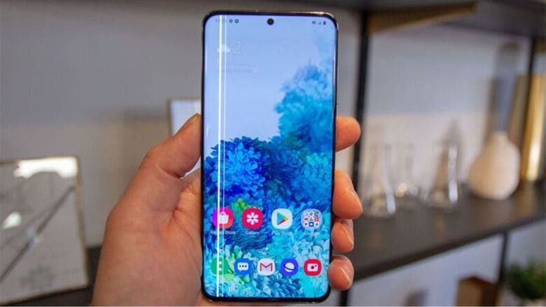 Giao diện Samsung S24 Ultra lỗi sọc sau cập nhật Android