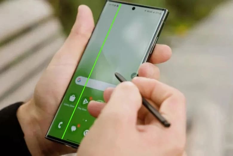 Samsung S24 Ultra sọc màn hình kèm loạn cảm ứng