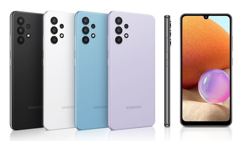 Samsung Galaxy A32 4G thiết kế 