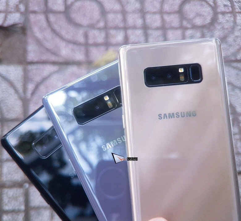 ngoại hình Samsung Galaxy Note 8 Hàn Quốc 2 SIM