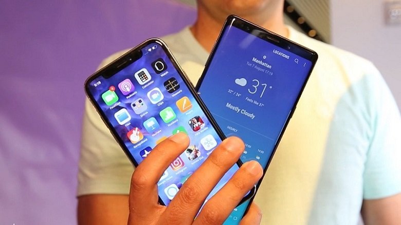 So sánh hiệu năng Samsung Galaxy Note 9 và iPhone X