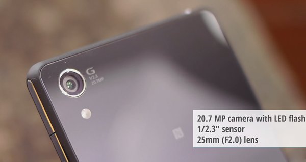 Camera sắc nét của Sony Xperia Z3v