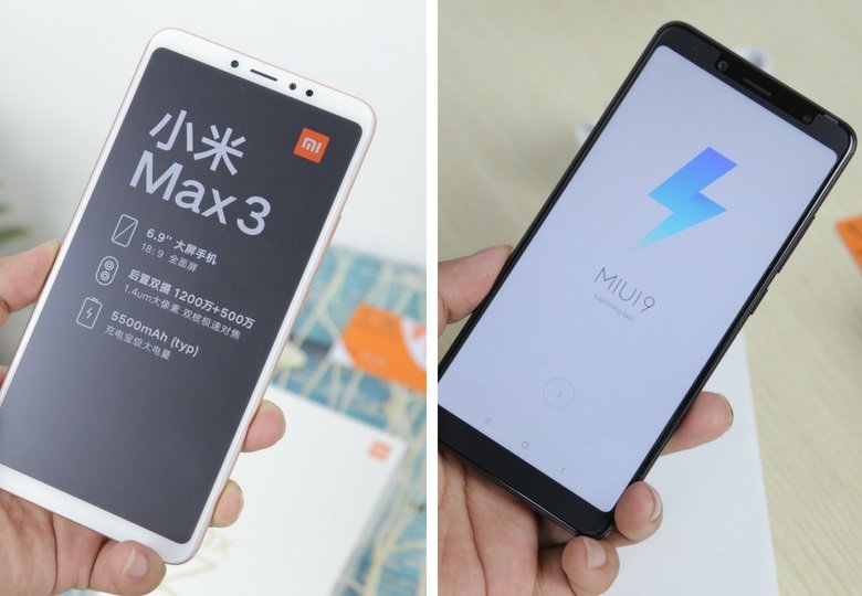 so sánh Xiaomi Mi Max 3 và Redmi Note 5 Pro màn hình