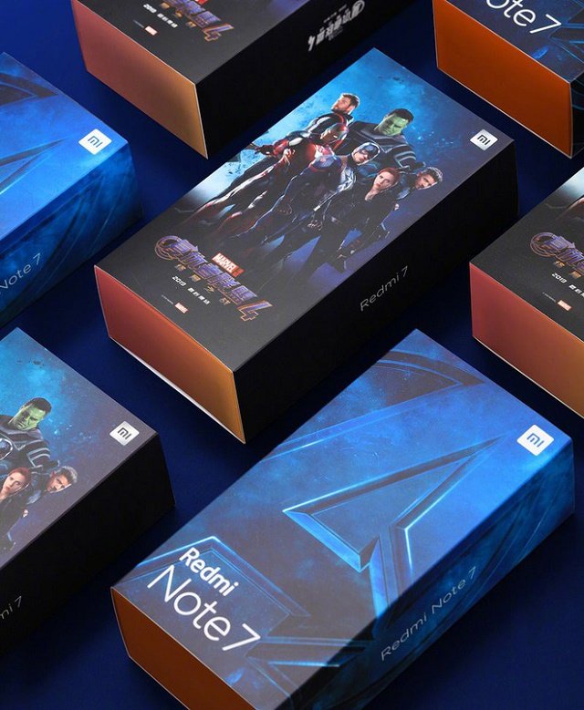 Xiaomi Redmi 7 Avengers thiết kế vỏ hộp