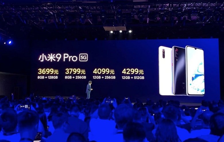 giá bán của Xiaomi Mi 9 Pro 5G