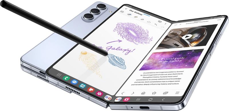 Samsung Galaxy Z Fold 5 có cơ chế gập ấn tượng, sang trọng