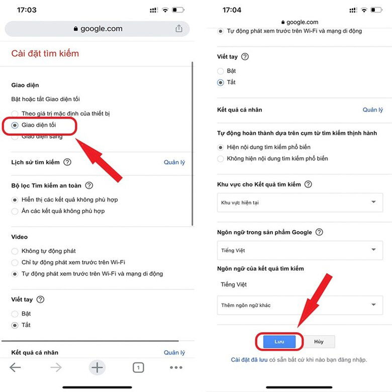Cách bật chế độ tối Google Docs trên điện thoại