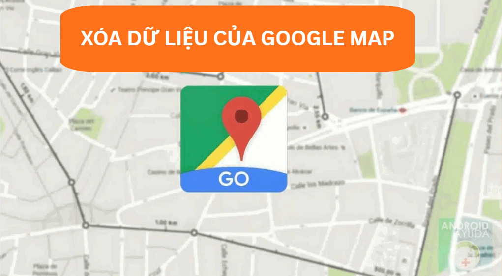Xóa cache và dữ liệu tạm của Google Maps hoặc ứng dụng bản đồ đang dùng