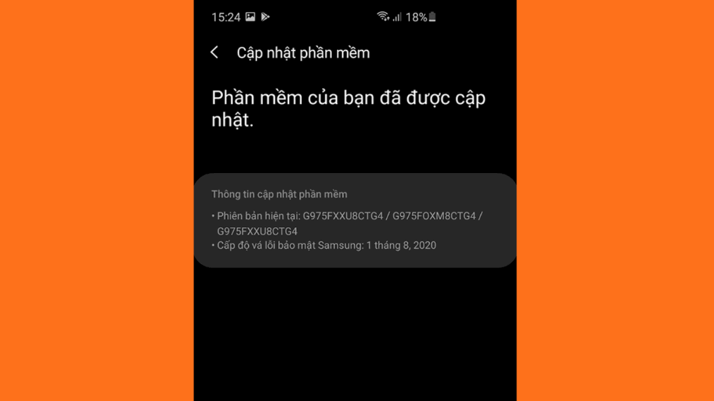 Cập nhật phiên bản phần mềm/hệ điều hành mới nhất cho điện thoại