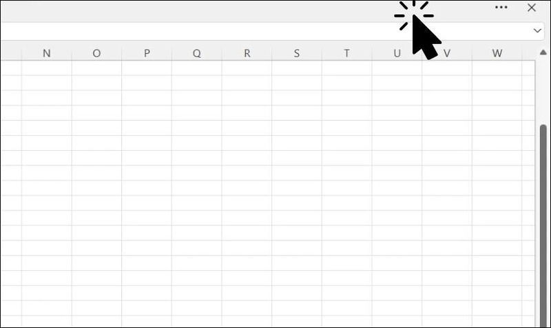 Cách tự động ẩn thanh công cụ trong Excel khi làm việc