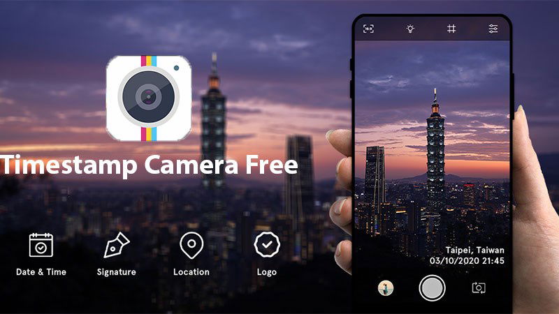 Ứng dụng Timestamp Camera hỗ trợ tính năng hiển thị ngày giờ trên ảnh