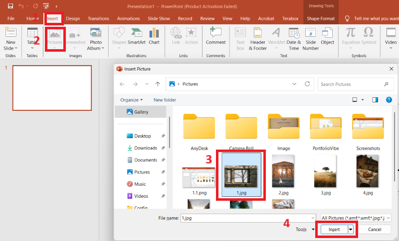 Chèn ảnh vào PowerPoint - 1