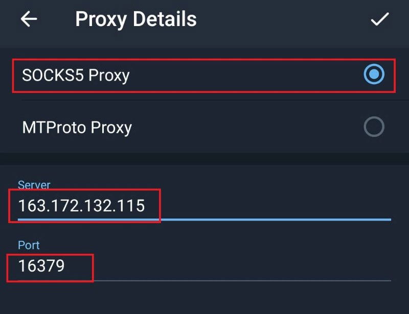 Điền thông tin IP và PORT của Proxy - 7