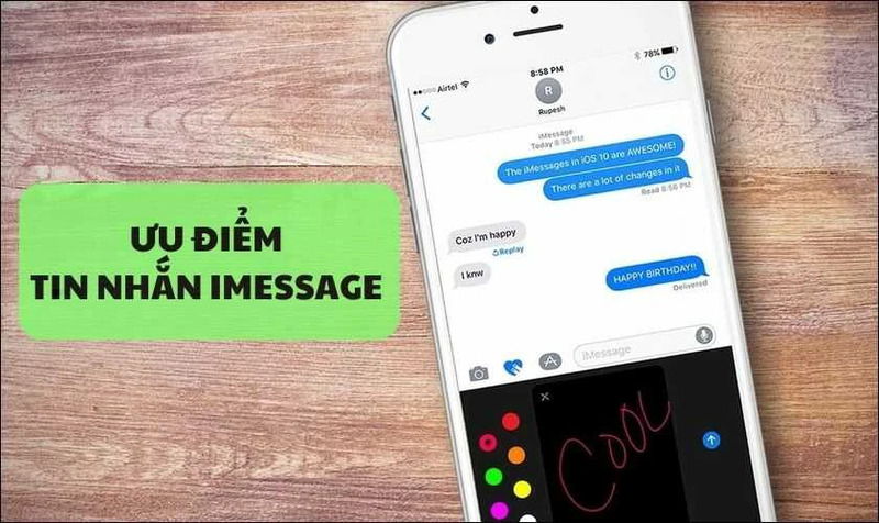 Ưu điểm của tin nhắn iMessage